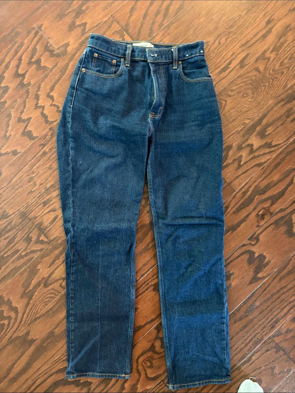 Abercrombie & Fitch Women's 90s Straight Ultra High Rise Dark Blue Jeans